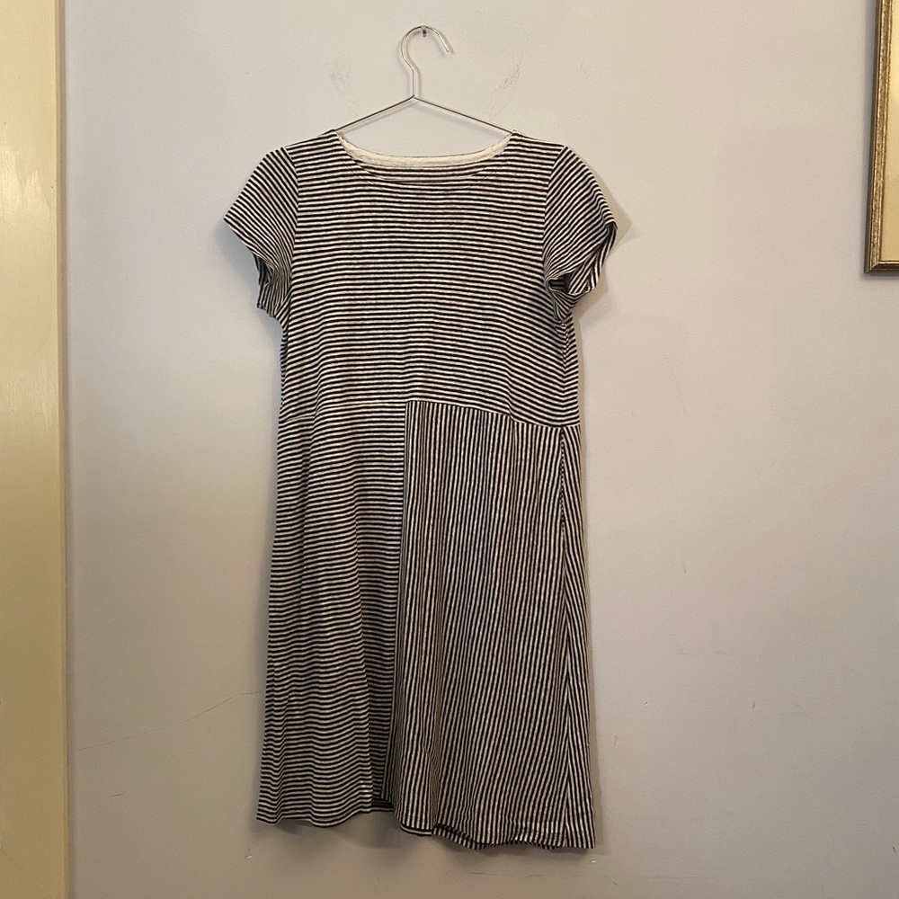 eileen fisher striped dress